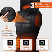 USB Thermal Heated Vest with Detachable Hood for Outdoor Cold Weather