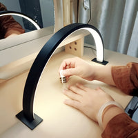 Arc LED Desk Lamp with Adjustable Color Temperature and Flicker-Free Lighting