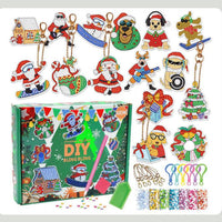 Diamond Painting Keychain Kit with Resin Beads and Applicator Tool for Ages 6+