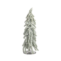 12" Flocked Snowy Christmas Tree Table Decor Item Number: 570830