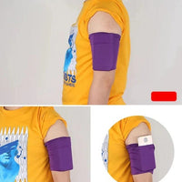 Elastic Arm Sleeve Phone Holder with Zipper Pocket for Running and Workout
