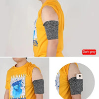 Elastic Arm Sleeve Phone Holder with Zipper Pocket for Running and Workout