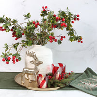 Green Velvet Pines Table Runner - Interior Delights