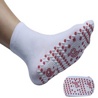 Heated Socks with Removable Rechargeable Battery Packs and Adjustable Heat in Three Colors