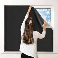 Blackout Window Shade with Adhesive Backing for Sun Blocking