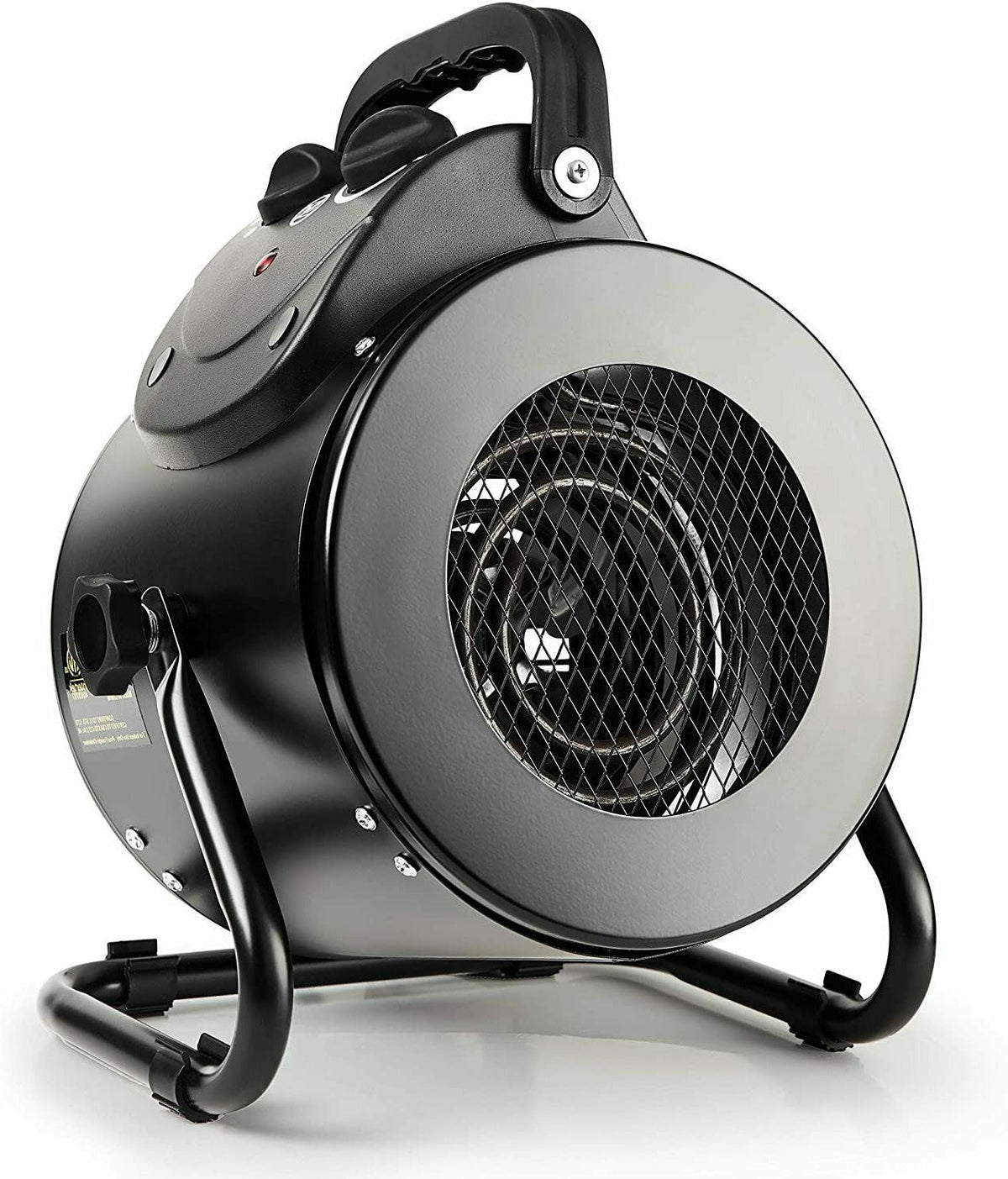 Greenhouse Heater 1500W with Dual Air Circulation and Thermal Shutoff, IPX4 Splash Resistant