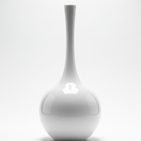White Porcelain Vase