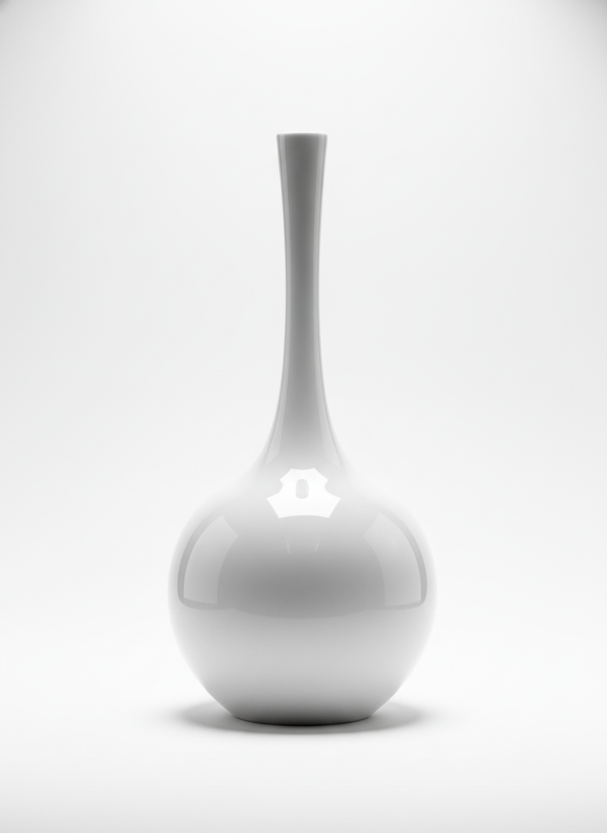 White Porcelain Vase