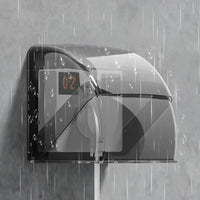 Plastic Cover for Outdoor Electric Car Charging Sockets That Slips Over 86 Type Wall Boxes
