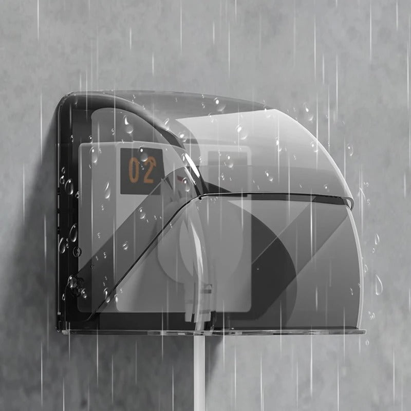 Plastic Cover for Outdoor Electric Car Charging Sockets That Slips Over 86 Type Wall Boxes