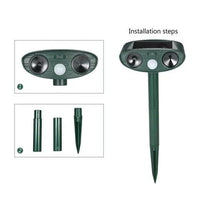 Ultrasonic Deer Repeller - Pack Of 4 Solar Powered - Get Rid of Deer in 48 Hours