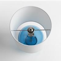 Blue Glass Lamp