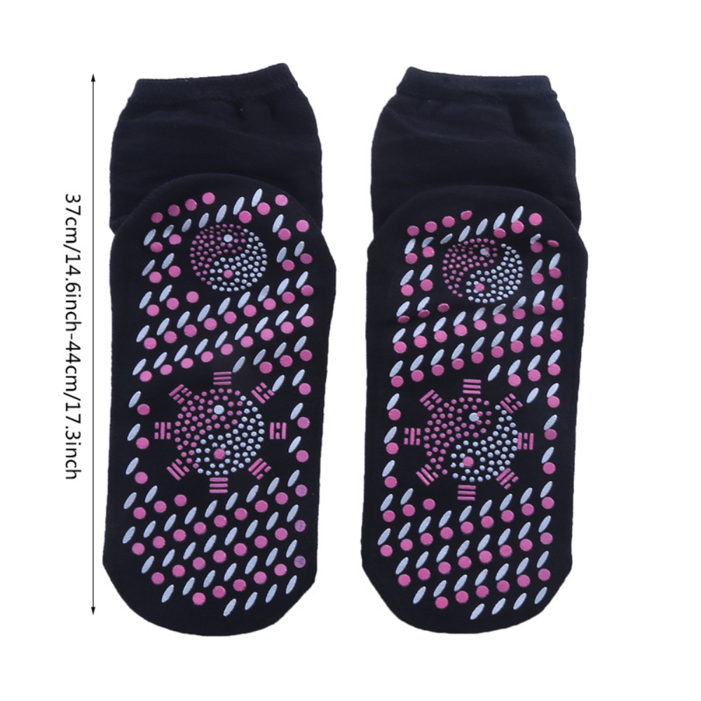 Heated Socks with Removable Rechargeable Battery Packs and Adjustable Heat in Three Colors