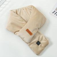 Heated Neck Scarf with Three Temperature Settings and Water Resistant Velvet