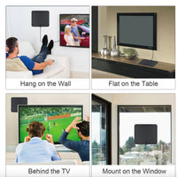 Amplified HDTV Antenna with Signal Booster for Indoor Use