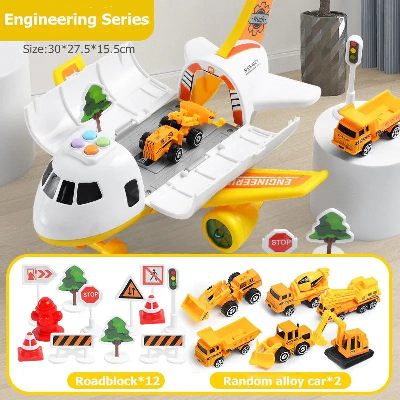Airplane Toy Set for Kids Pretend Play Activity