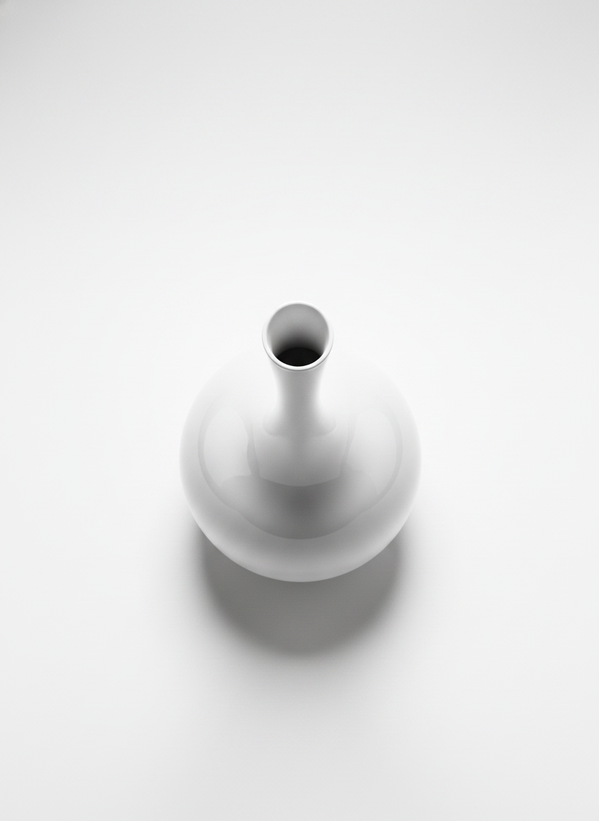 White Porcelain Vase