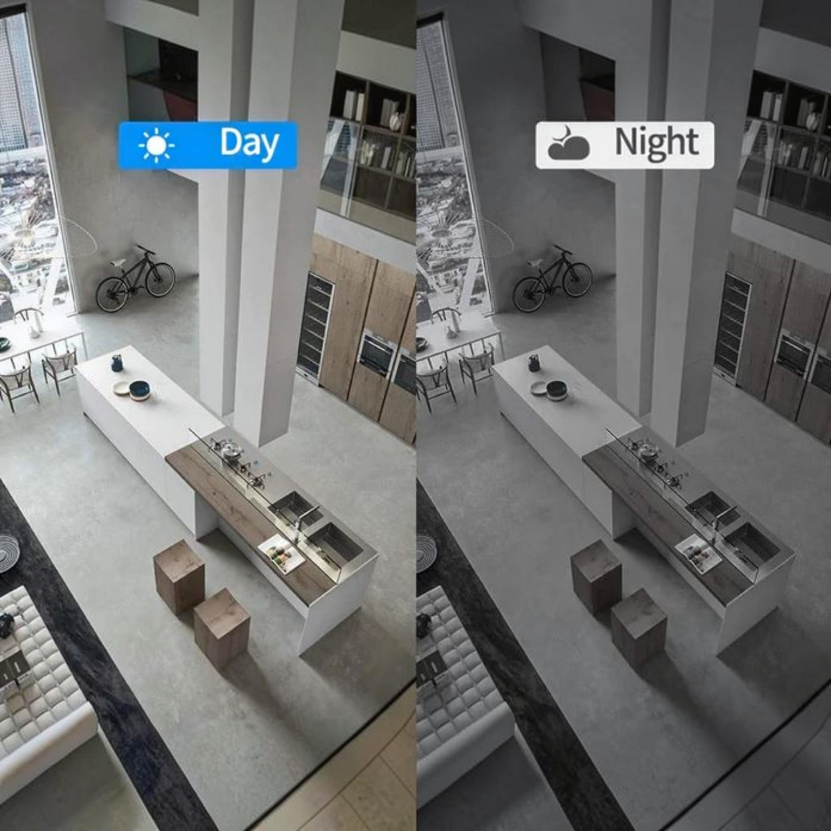 Small WiFi Security Camera Night Vision Wireless HD Kids Pet Safety Monitoring