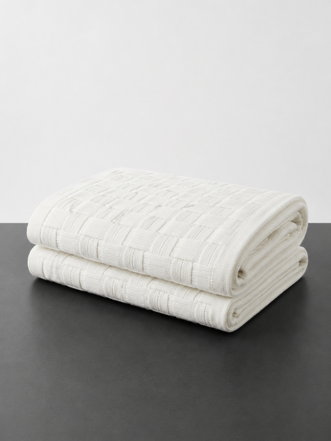 White Woven Blanket