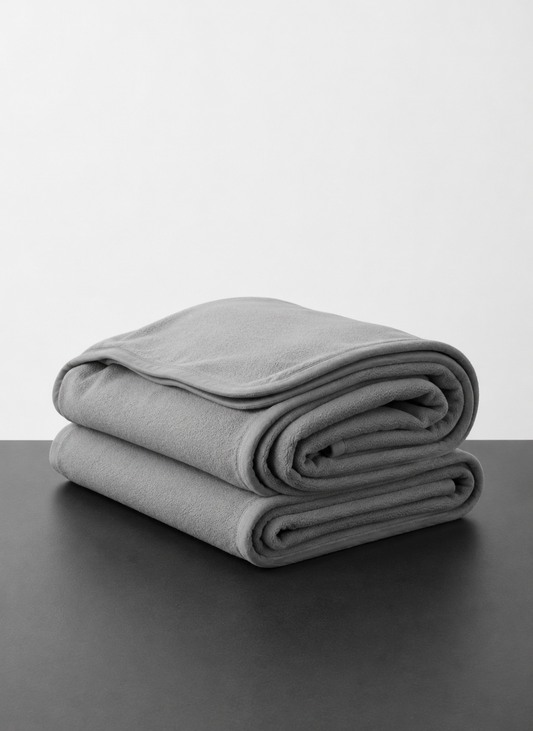 Gray Fleece Blanket