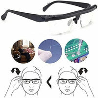 Adjustable Focus Glasses for Near and Far Vision