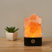 Himalayan Salt Lamp Natural Crystal Ambient Night Light Decor