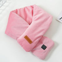 Heated Neck Scarf with Three Temperature Settings and Water Resistant Velvet