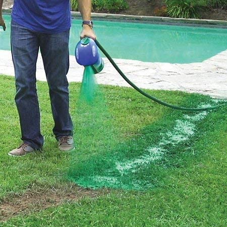 Lawn Seeding Spray System With Liquid Grass Seed