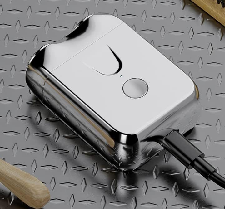 Dual Head Electric Shaver with Independent Floating Blades and Fast Charging