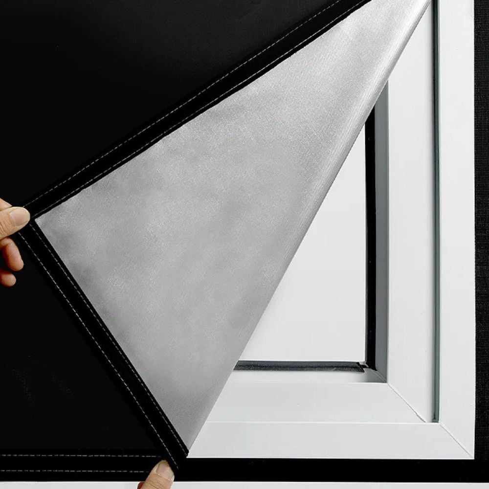 Blackout Window Shade with Adhesive Backing for Sun Blocking