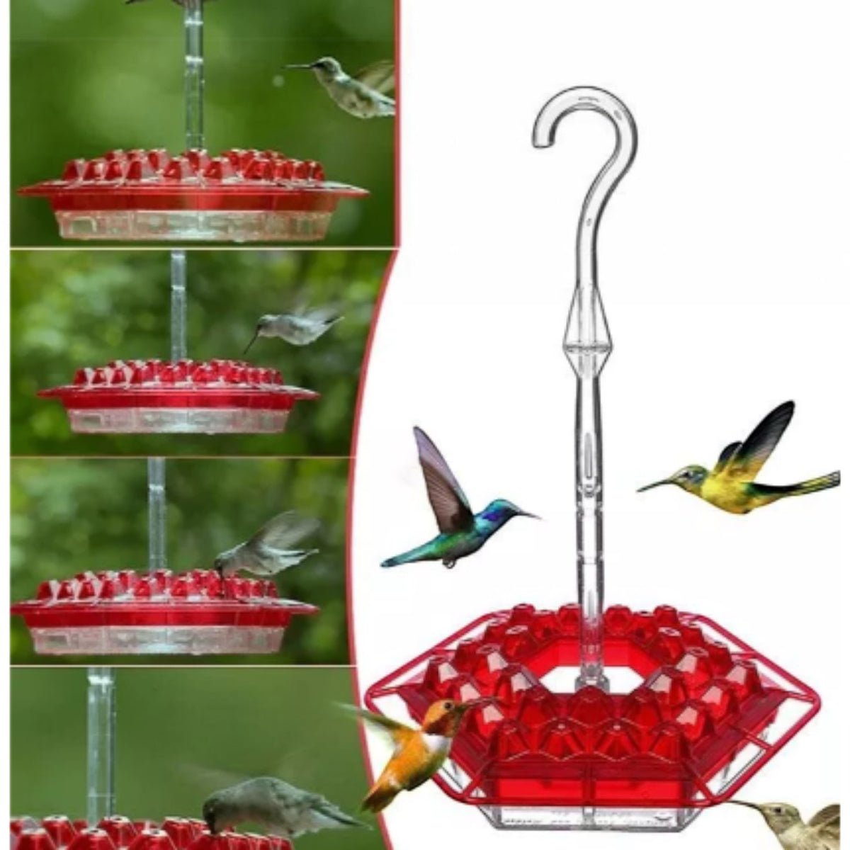 Hummingbird Feeder Ant Proof Outdoor Hanging With Perch