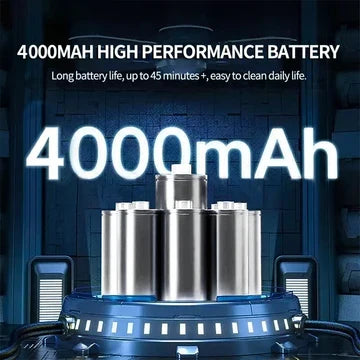 Cordless Handheld Car Vacuum with Brushless Motor and 6 Cleaning Attachments