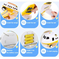 Airplane Toy Set for Kids Pretend Play Activity