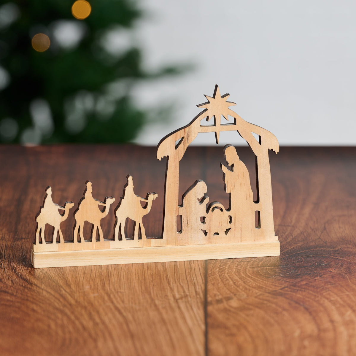 Wisemen Pine Wood Nativity - Ten Thousand Villages