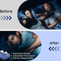 Nasal Breathing Device with Silicone Buds and Electric Pump for Sleep Apnea