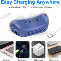 Micro CPAP Alternative Device for Sleep Apnea Travel and Snoring