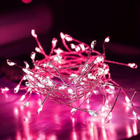 Copper Wire LED String Lights with Remote and 8 Modes for Christmas Trees and Patios