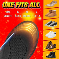 Wireless Heated Insoles with 3-Level Temperature Control and 8-Hour Battery