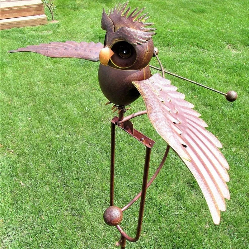 Bird Garden Sculpture for Patio and Outdoor Decoration