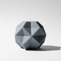Gray Sculptural Candle