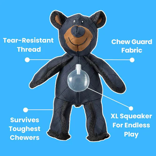 Dog Chew Toy with Bear Design for Heavy Chewers