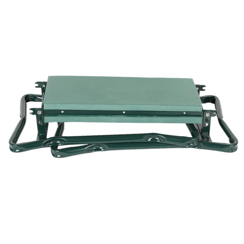 Garden Kneeler and Seat with Ergonomic Design in Green