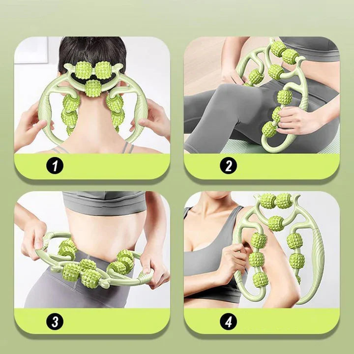 Leg Compression Massager with Full Wrap and 12 Massage Points