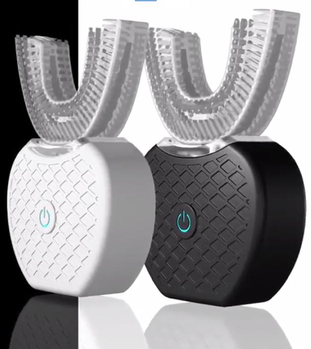 U Shaped Electric Toothbrush with 360 Degree Brush Head and 5000 Vibrations Per Minute