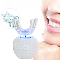 U Shaped Electric Toothbrush with 360 Degree Brush Head and 5000 Vibrations Per Minute