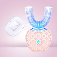 U Shaped Electric Toothbrush with 360 Degree Brush Head and 5000 Vibrations Per Minute