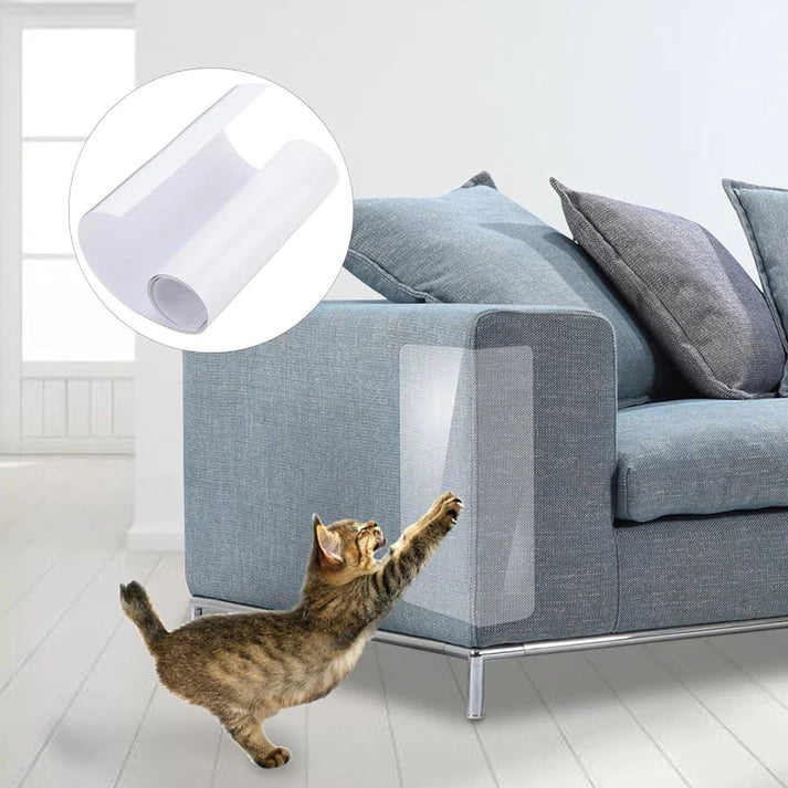 Clear Self Adhesive Sheet That Trims to Fit Fabric Furniture, 17.7 by 11.8 Inches