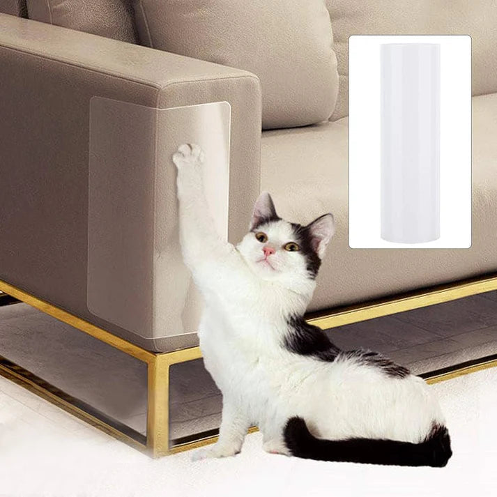 Clear Self Adhesive Sheet That Trims to Fit Fabric Furniture, 17.7 by 11.8 Inches