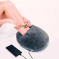 Heated Foot Warmer with Adjustable Temperature Control and Machine Washable Liner