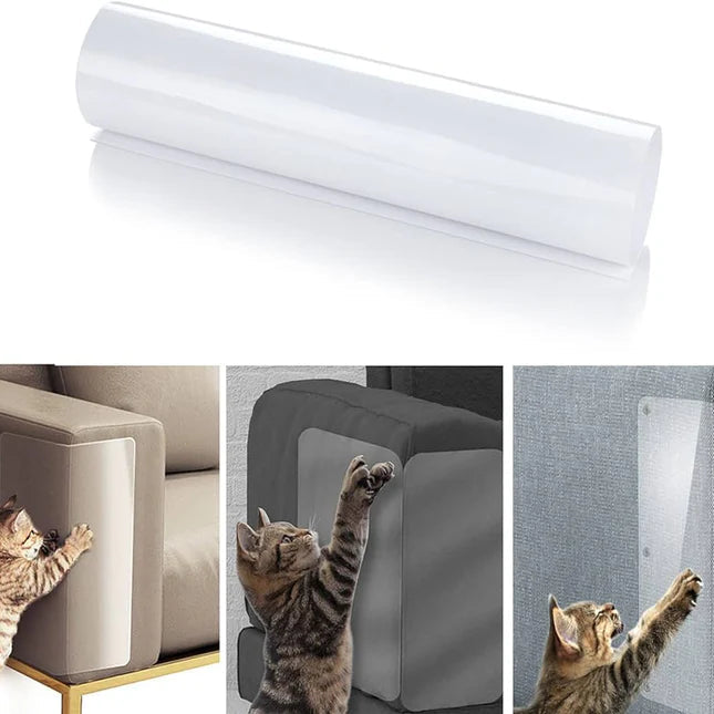 Clear Self Adhesive Sheet That Trims to Fit Fabric Furniture, 17.7 by 11.8 Inches